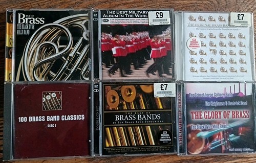 Brass bands cds joblot - 6,